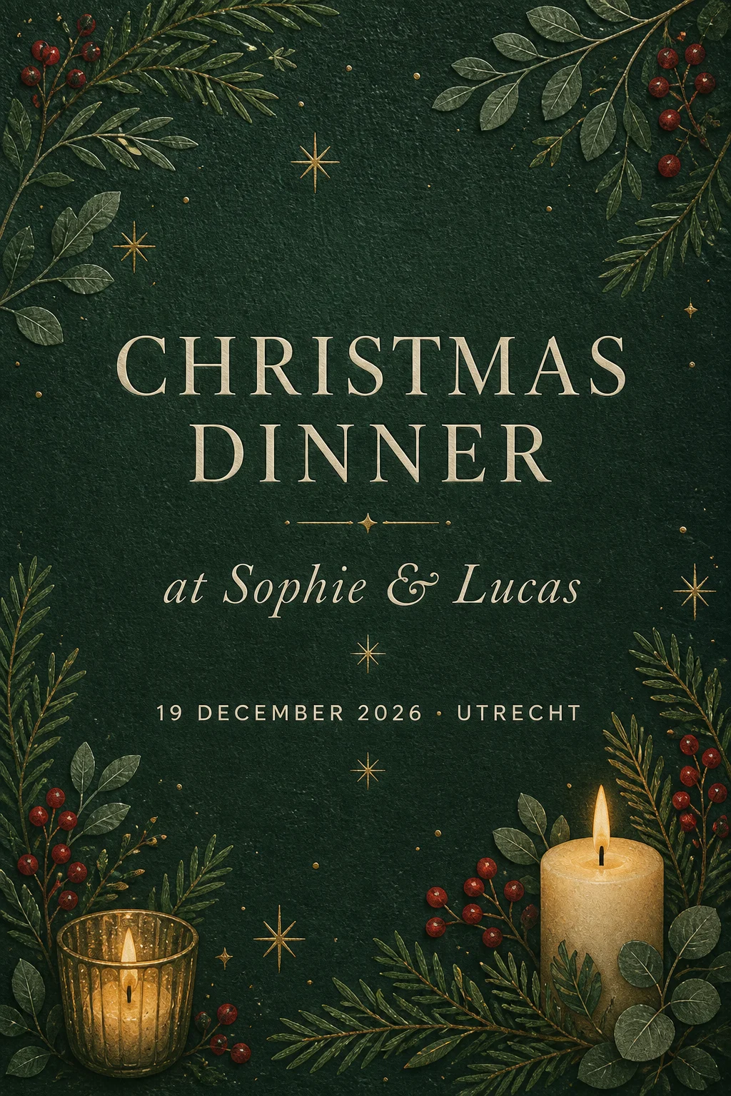 Kerstdiner in Utrecht