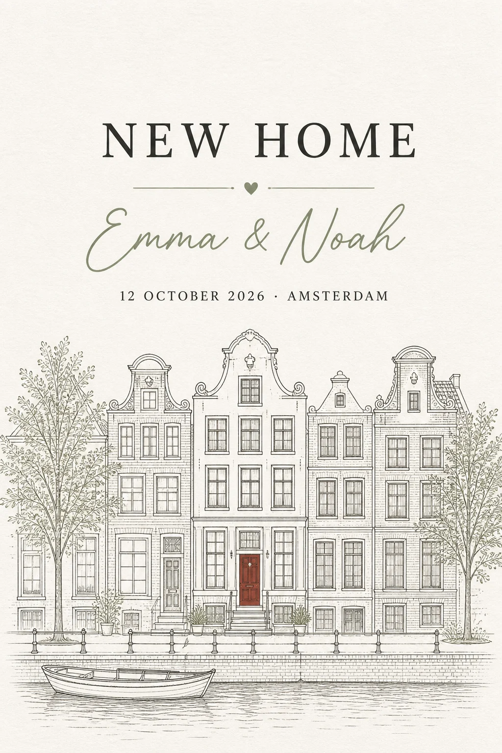 Housewarming aan de Amsterdamse gracht