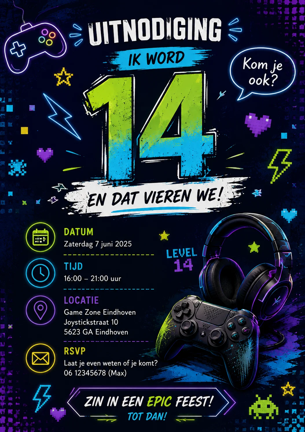 Neon gamer 14th
